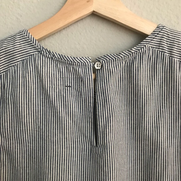 SOLD* RAG & BONE chambray striped tank with lace - Picture 8 of 8